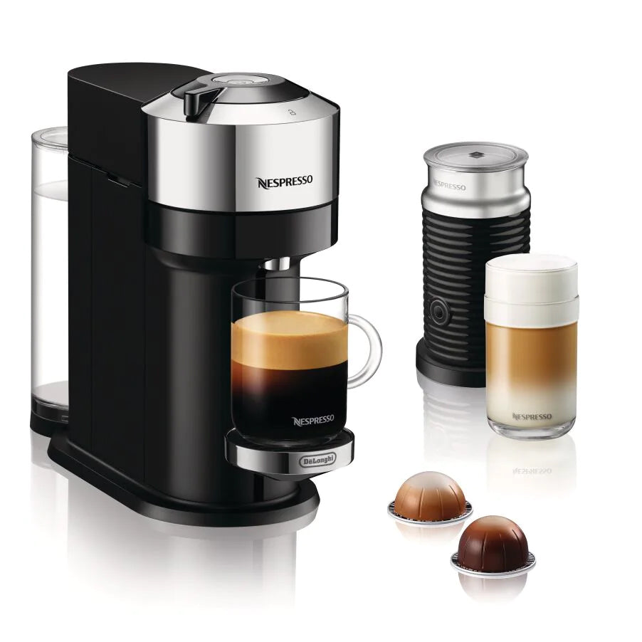 Nespresso Vertuo Next Coffee and Espresso Maker with Aeroccino Milk Frother (Refurbished) Popular Online