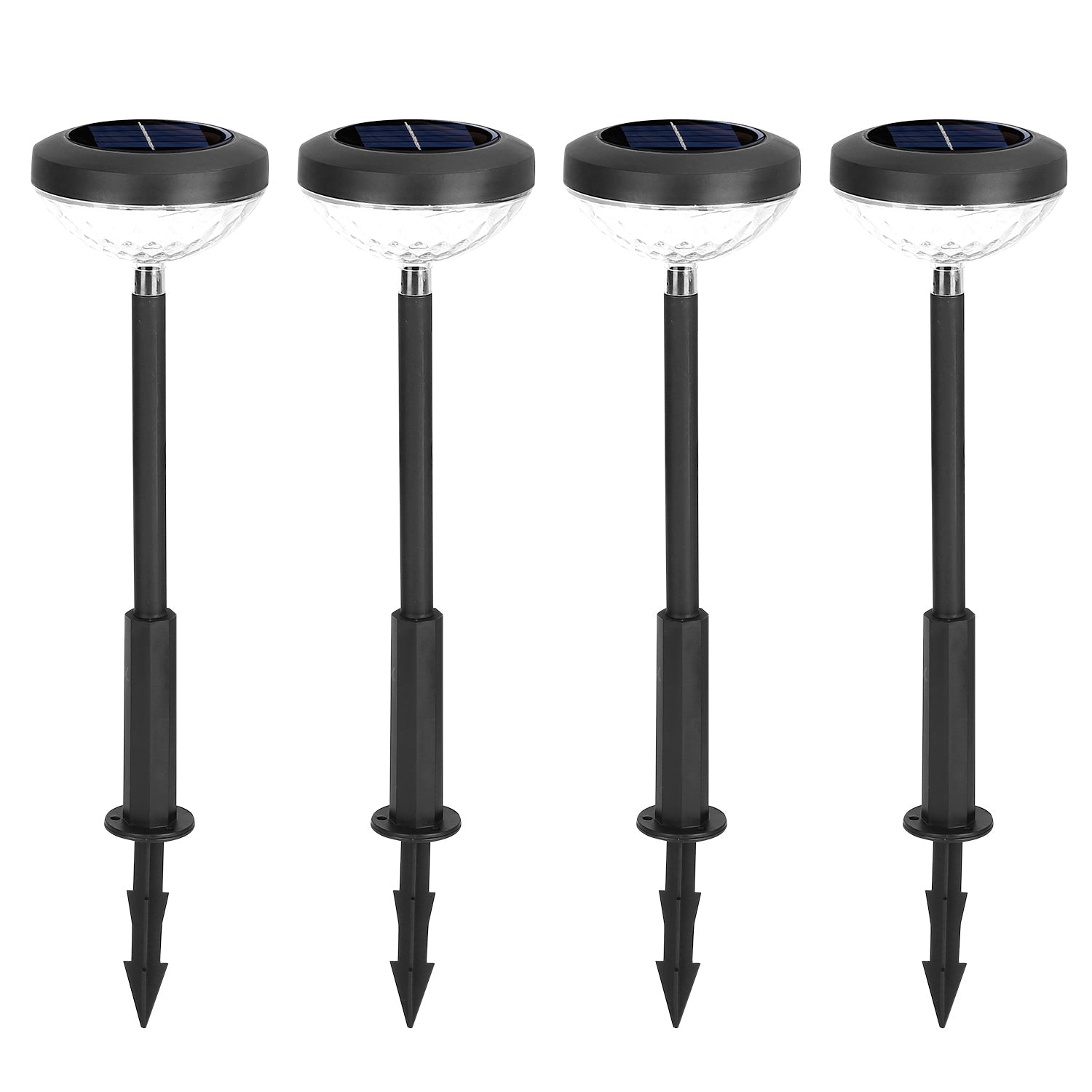 4-Pack: Solar Pathway Color Changing Garden Light Pay With Visa Cheap Pice