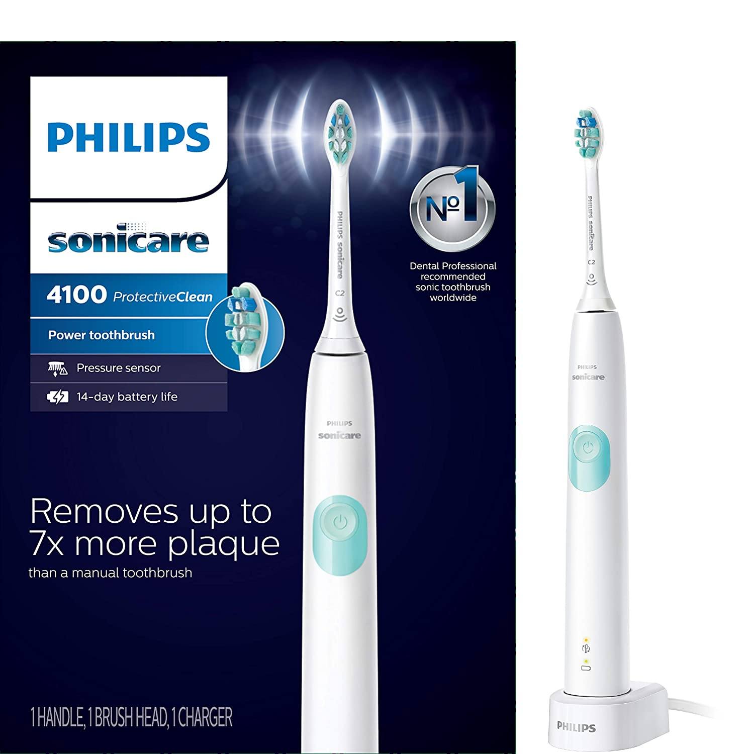 Philips Sonicare - ProtectiveClean 4100 Rechargeable Toothbrush - White Big Sale