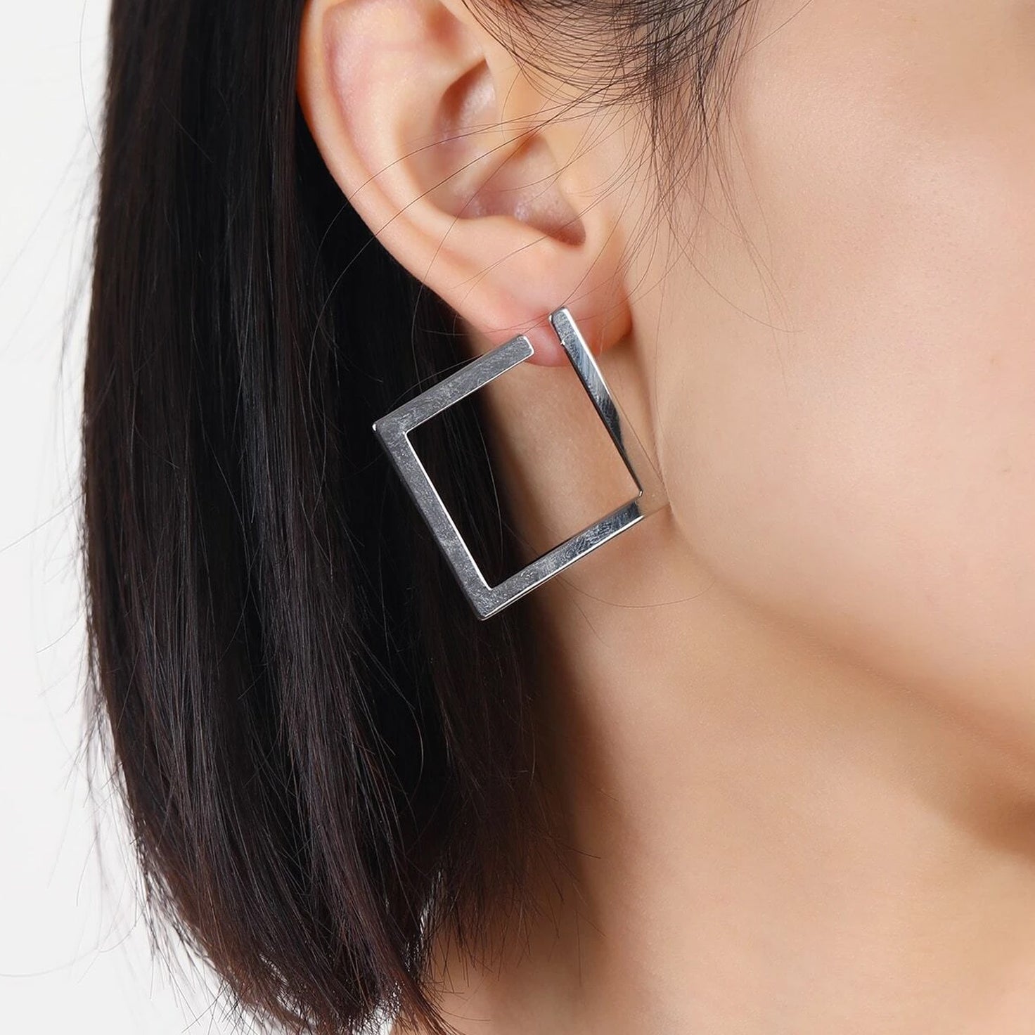 2-Pairs: Minimalist Geometric Drop Earrings Sale Sast