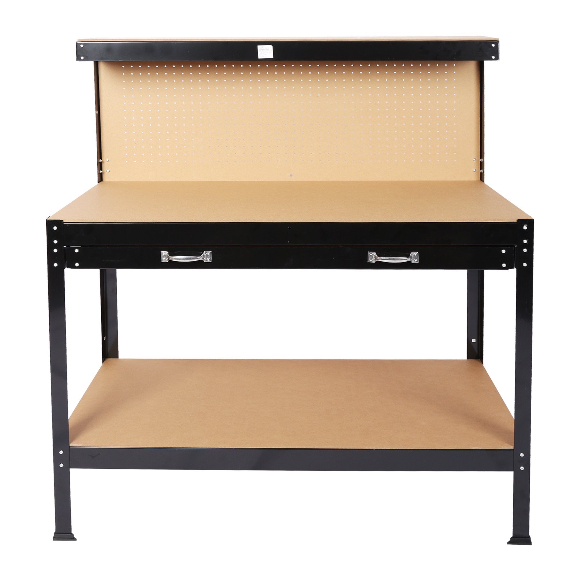 Work Benches for Garage Shop Work Station Tools Table with Peg Board and Drawers Footlocker Pictures Sale Online