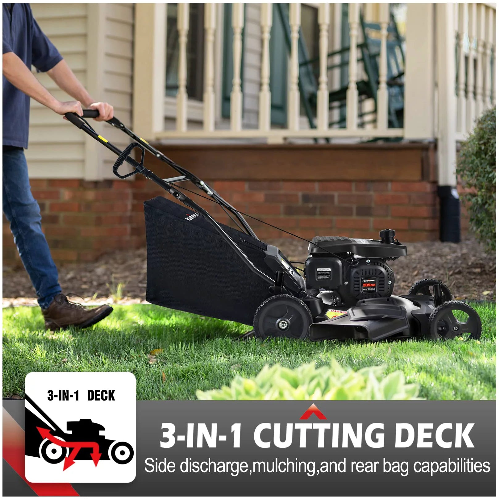 Gas Powered Self-Propelled Lawn Mower Buy Cheap Explore