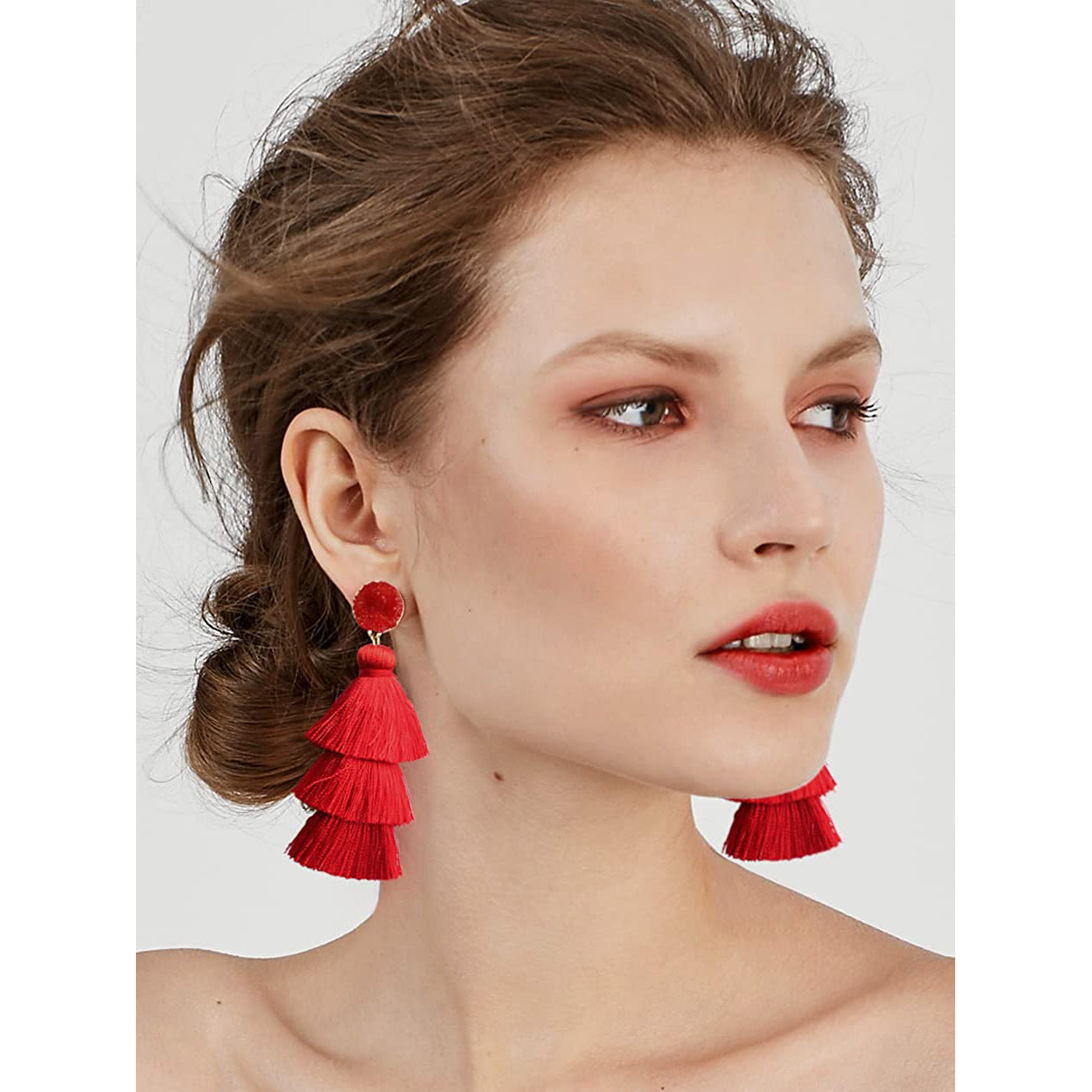 Me&Hz Colorful Layered Tassel Earrings Discount The Cheapest