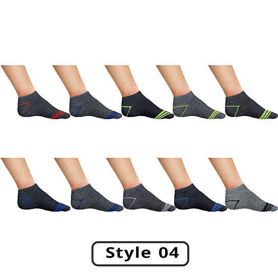 10-Pairs: Men's Active Low-Cut Ankle Socks Discount Professional