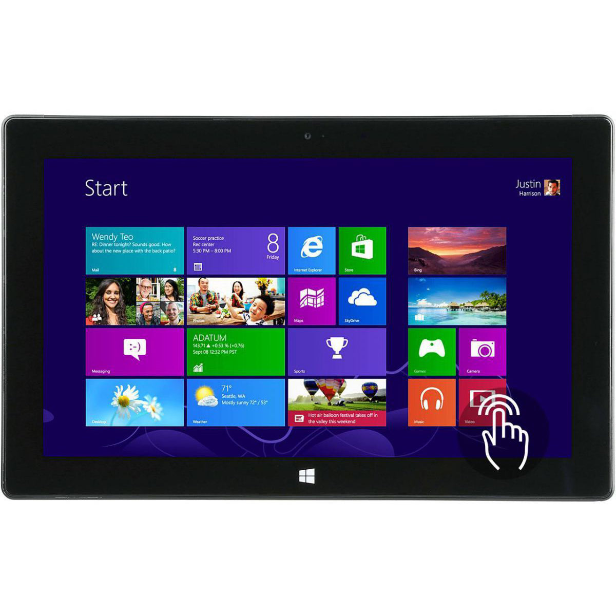 Microsoft Surface Pro 2 64GB, Core i5, 4GB Ram, 64GB Storage, Windows 10 Pro Black (Refurbished) Discount Sast