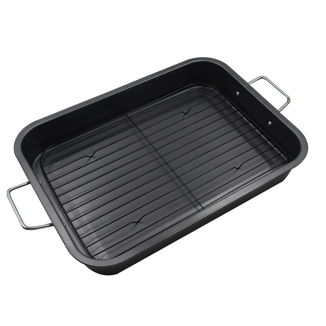 5-Piece Set: Non-Stick Roaster Pan Set Buy Cheap Visit New