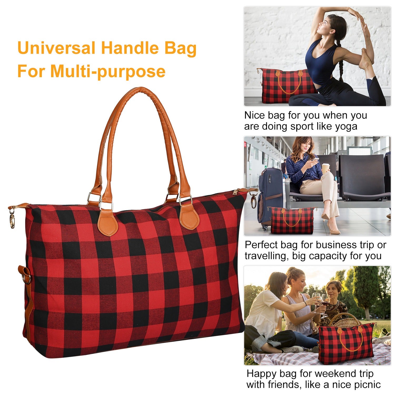 Women Duffle Bag Travel Luggage Clearance 100% Guaranteed