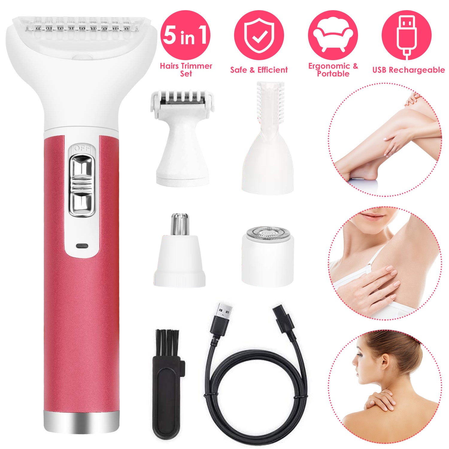 5-in-1 Lady Electric Razor Discount Pay With Paypal