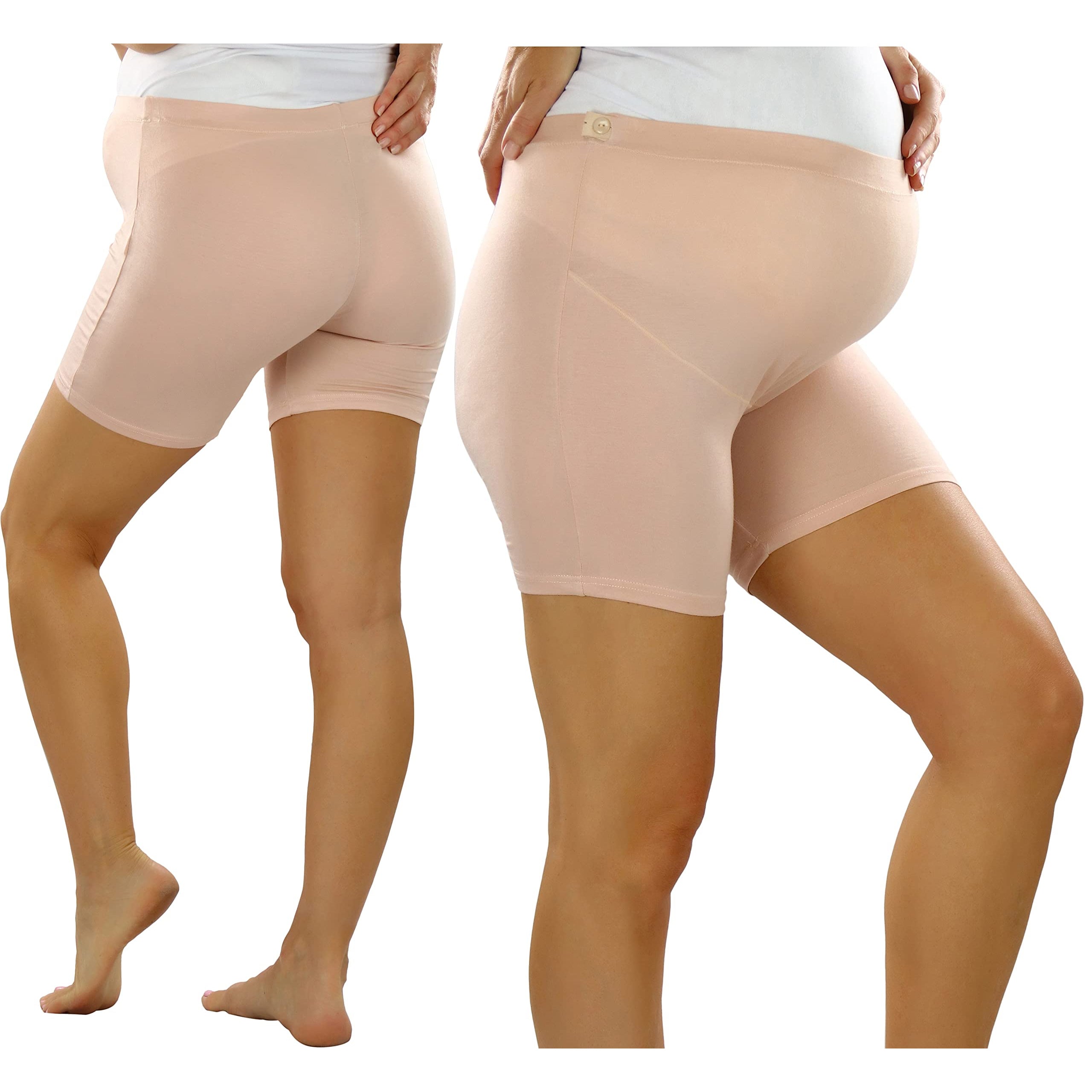 2-Pack: ToBeInStyle Women's High Waist Over The Bump Maternity BoyShort Underwear Cheap Best