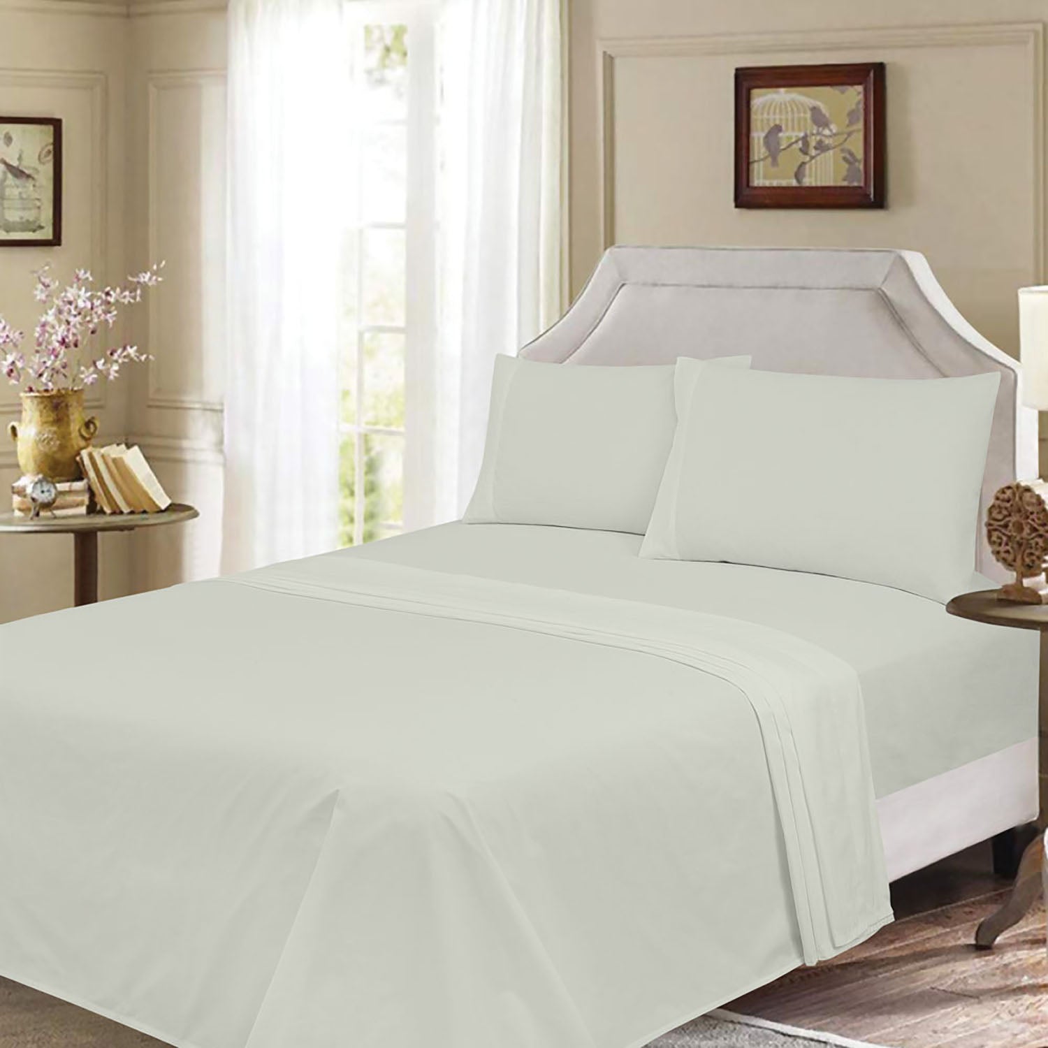 Silvadur Ultra Soft 300 Thread Count Cotton Sheet Set Perfect Cheap Online