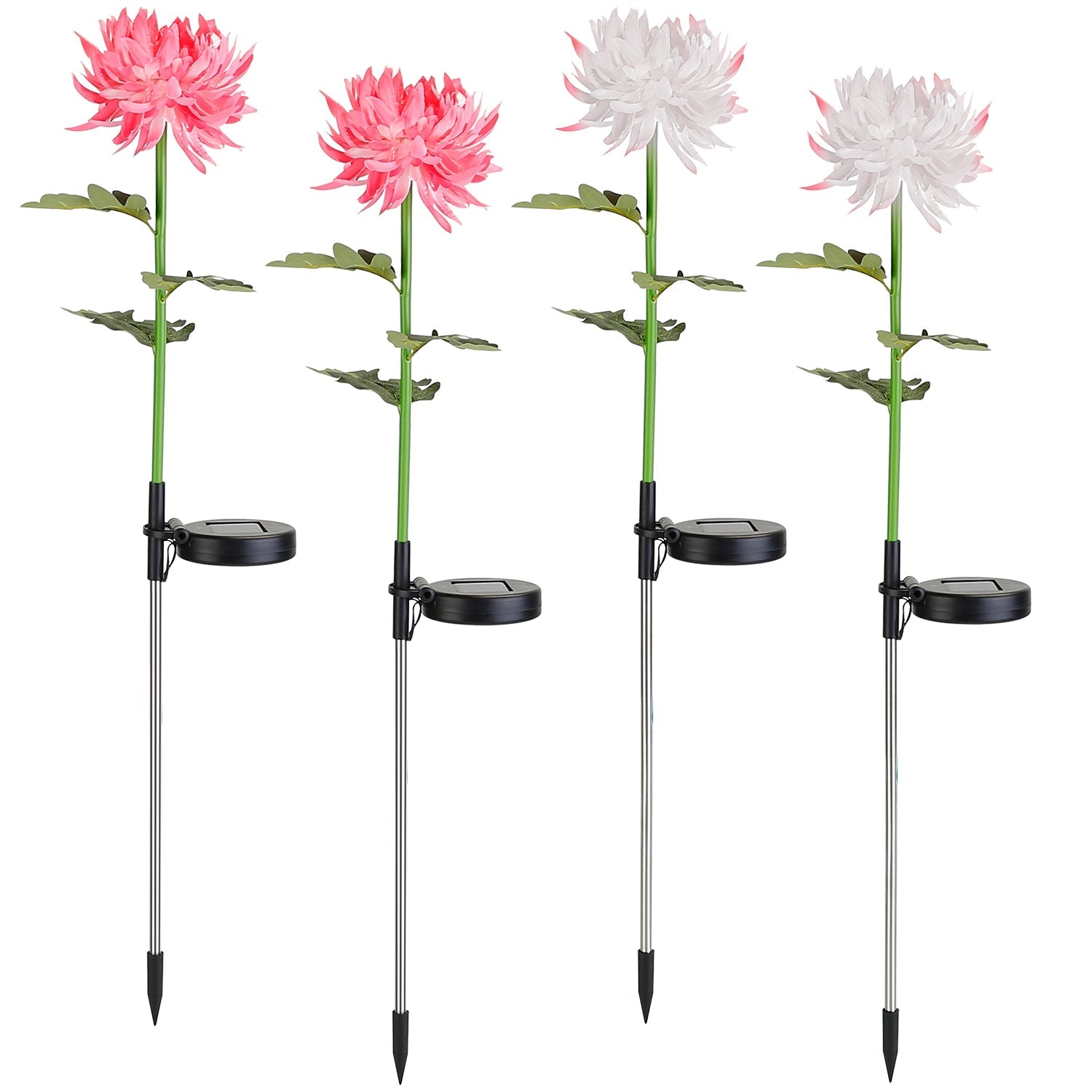 2-Pack: Solar LED Chrysanthemum Lights Browse Cheap Pice