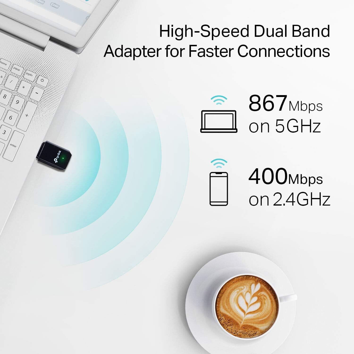 TP-Link AC1300 USB WiFi Adapter(Archer T3U)- 2.4G/5G Dual Band Wireless Network Adapte  (Refurbished) Buy Cheap Best Place