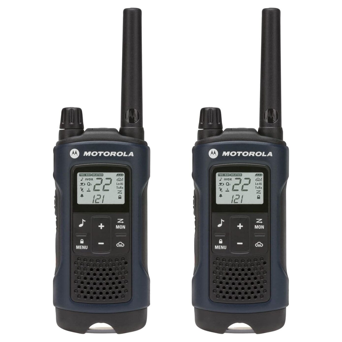 Motorola Solutions Talkabout T460 Rechargeable Two-Way Radio Pair - Dark Blue  (Refurbished) Buy Cheap Footlocker Pictures