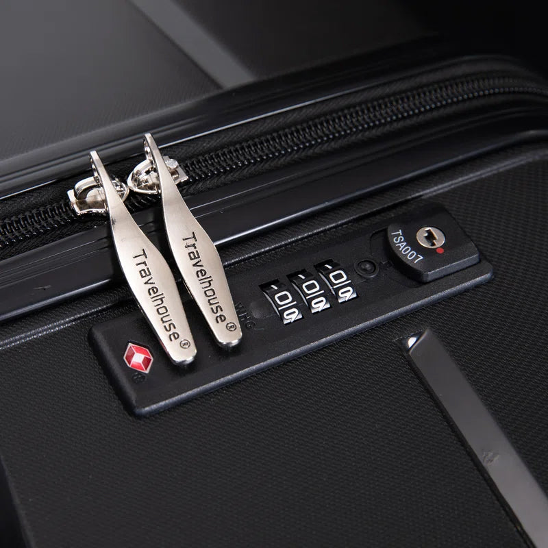 3-Pack: Lightweight Suitcases with TSA Lock 2025 Unisex For Sale