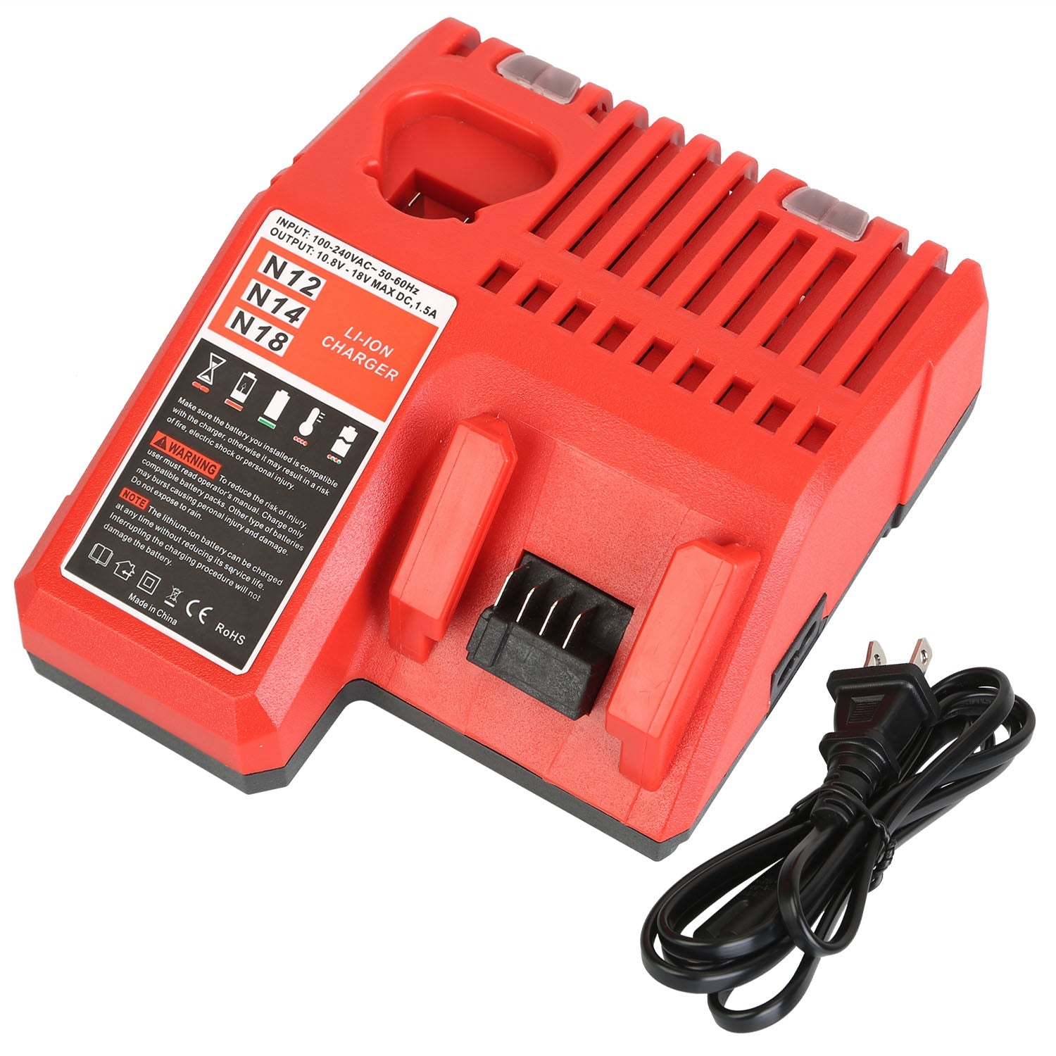 M12 M18 Rapid Fast Charger Fit for Milwaukee Battery Discount Amazon