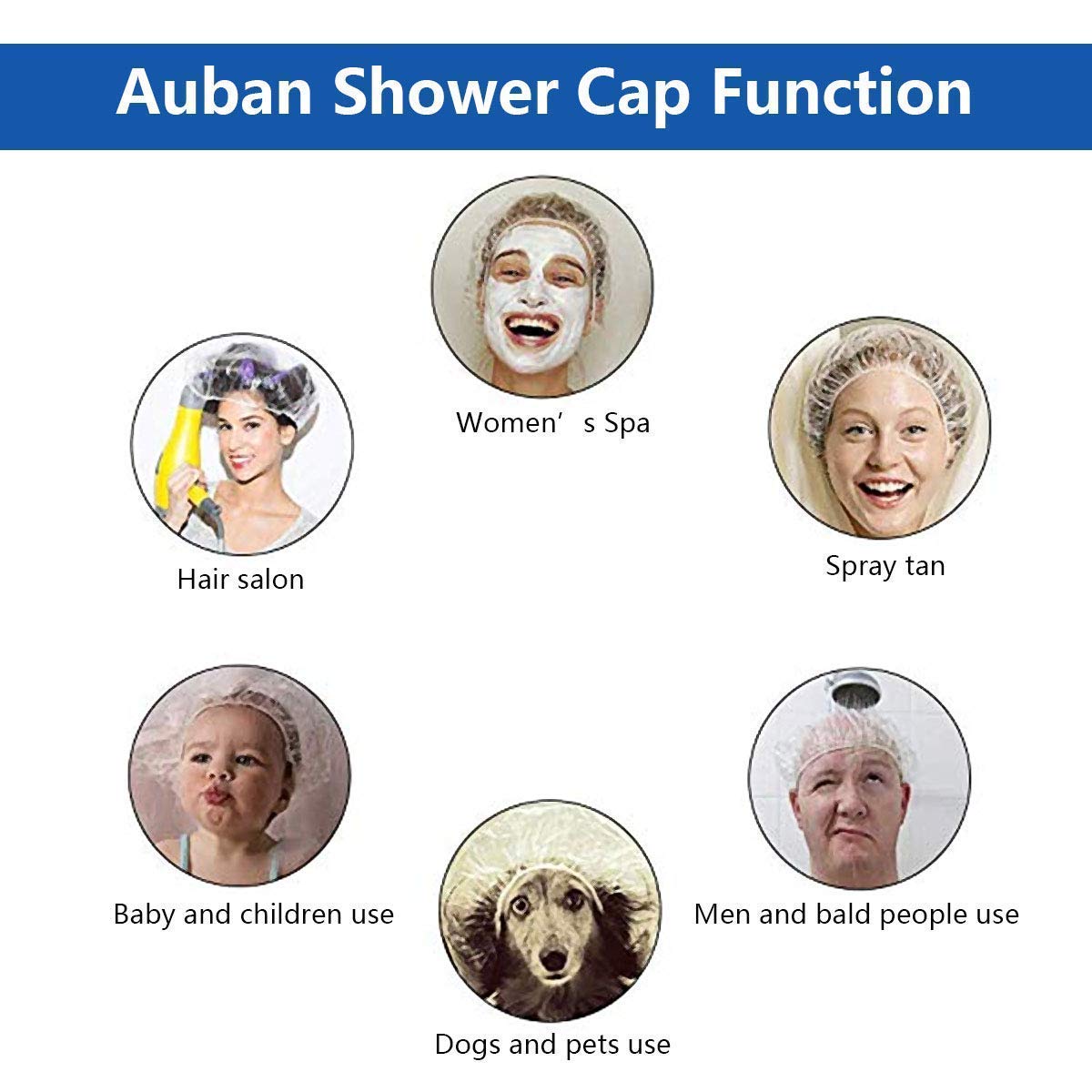 100-Piece: Disposable Shower Cap Cheap Sale Buy