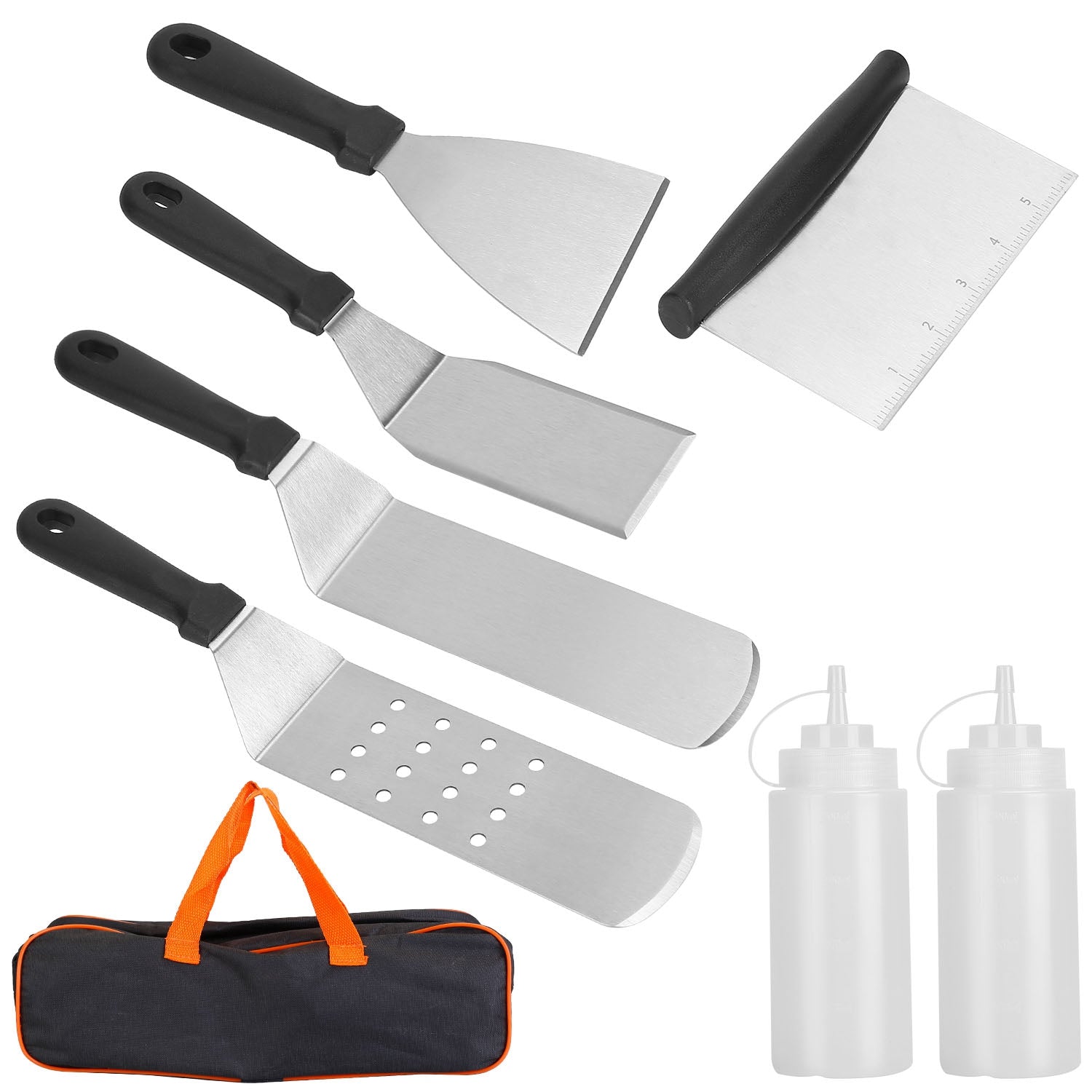 7-Piece Set: Stainless Steel BBQ Grilling Utensil Tools Affordable Sale Online