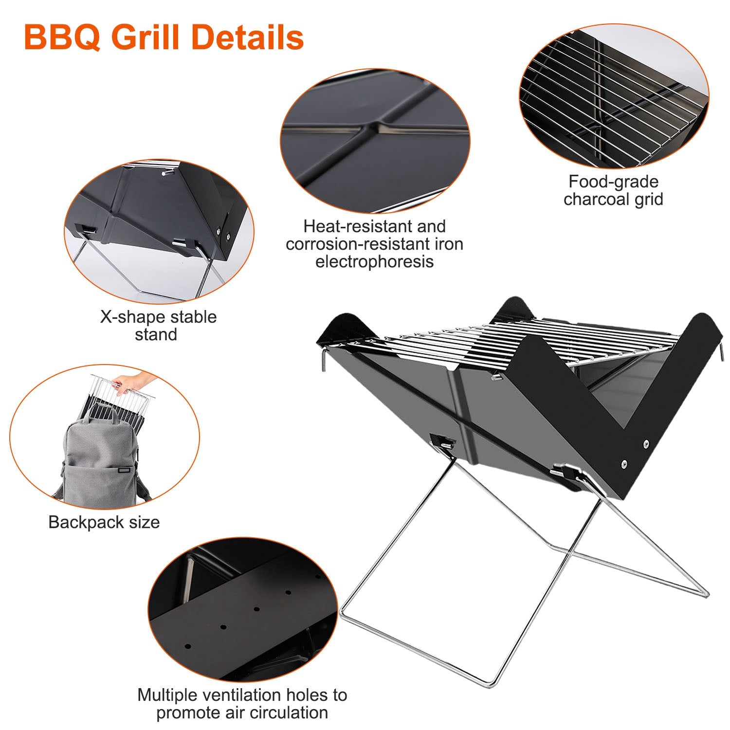 Foldable BBQ Grill Perfect For Sale