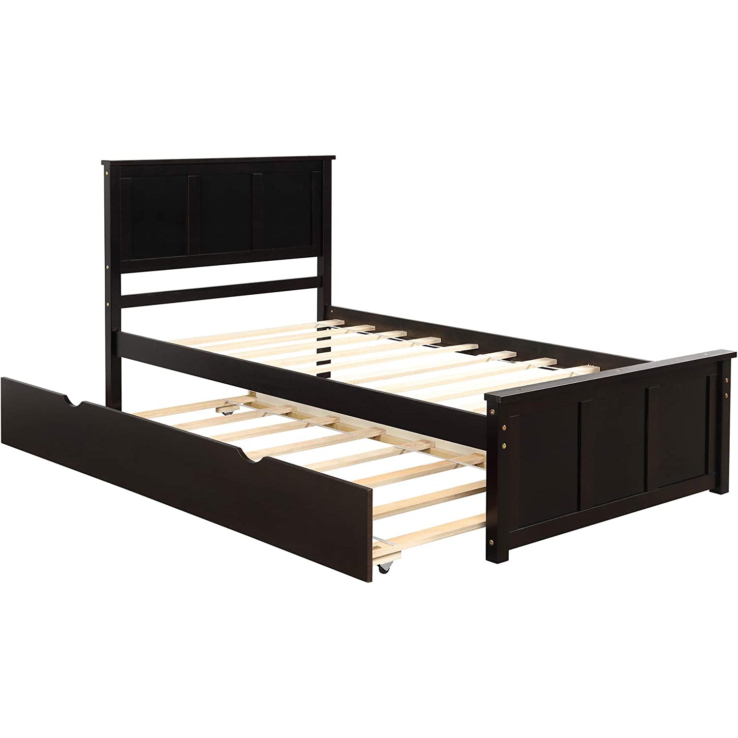 Twin Size Platform Bed with A Trundle Clearance Online Official Site