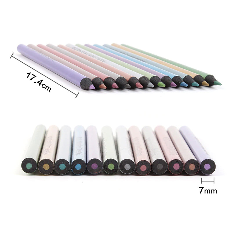 12-Piece: Metallic Colored Pencils Looking For Online