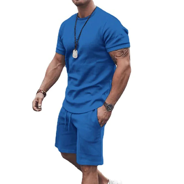 Men's Casual Activewear Running T-Shirt with Shorts Discount Best Seller