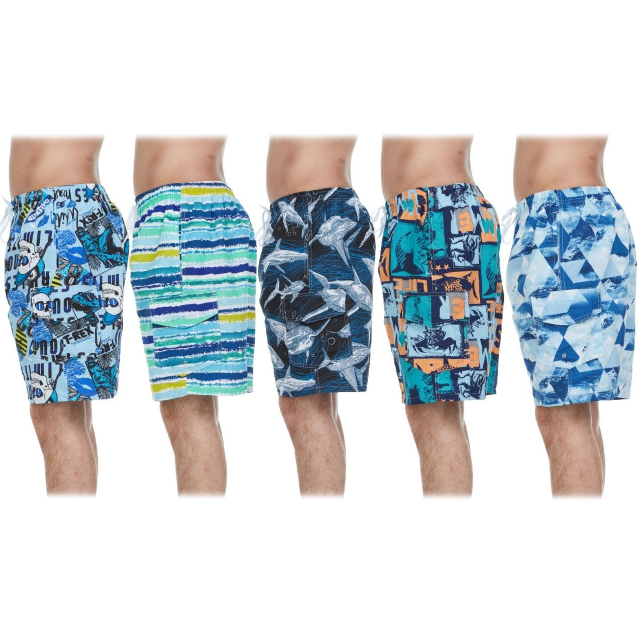 3-Pack: Men's Quick-Dry Swim Shorts Free Shipping Fashionable