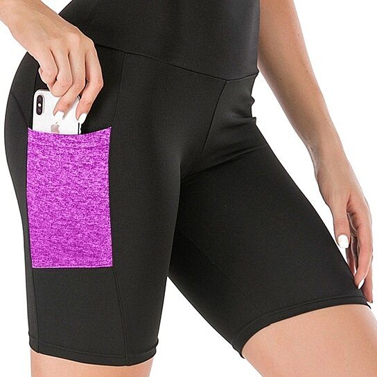 4-Pack: Women's High Waisted Biker Shorts with Pockets Free Shipping Best Pices