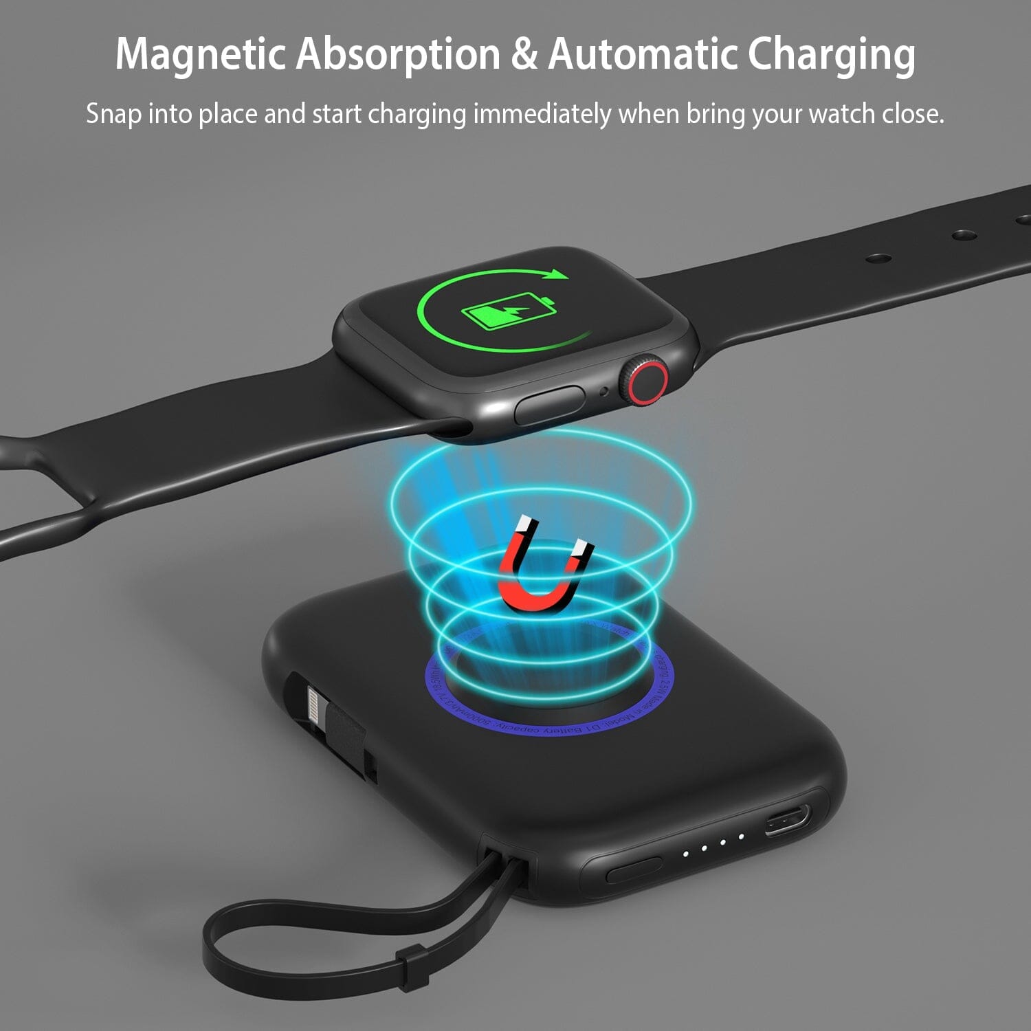 3-in-1 Wireless Charger Portable Magnetic Power Bank Buy Cheap Free Shipping