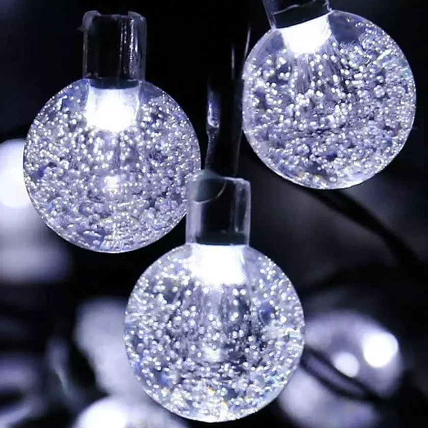 30 LED Solar String Ball Lights Outdoor Waterproof  Garden Decor Sale Cheap Online