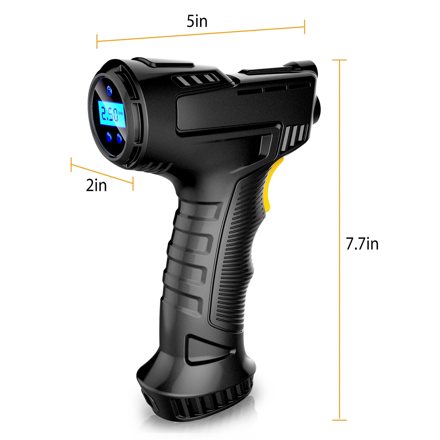 12V Digital Car Tire Inflator with LED Light 150 PSI Cheap New Arrival