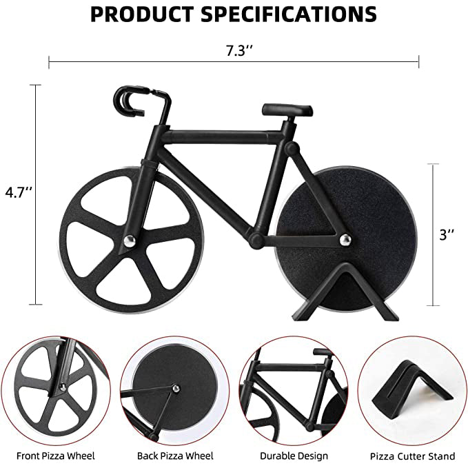 Stainless Steel Bicycle Pizza Cutter For Sale Top Quality