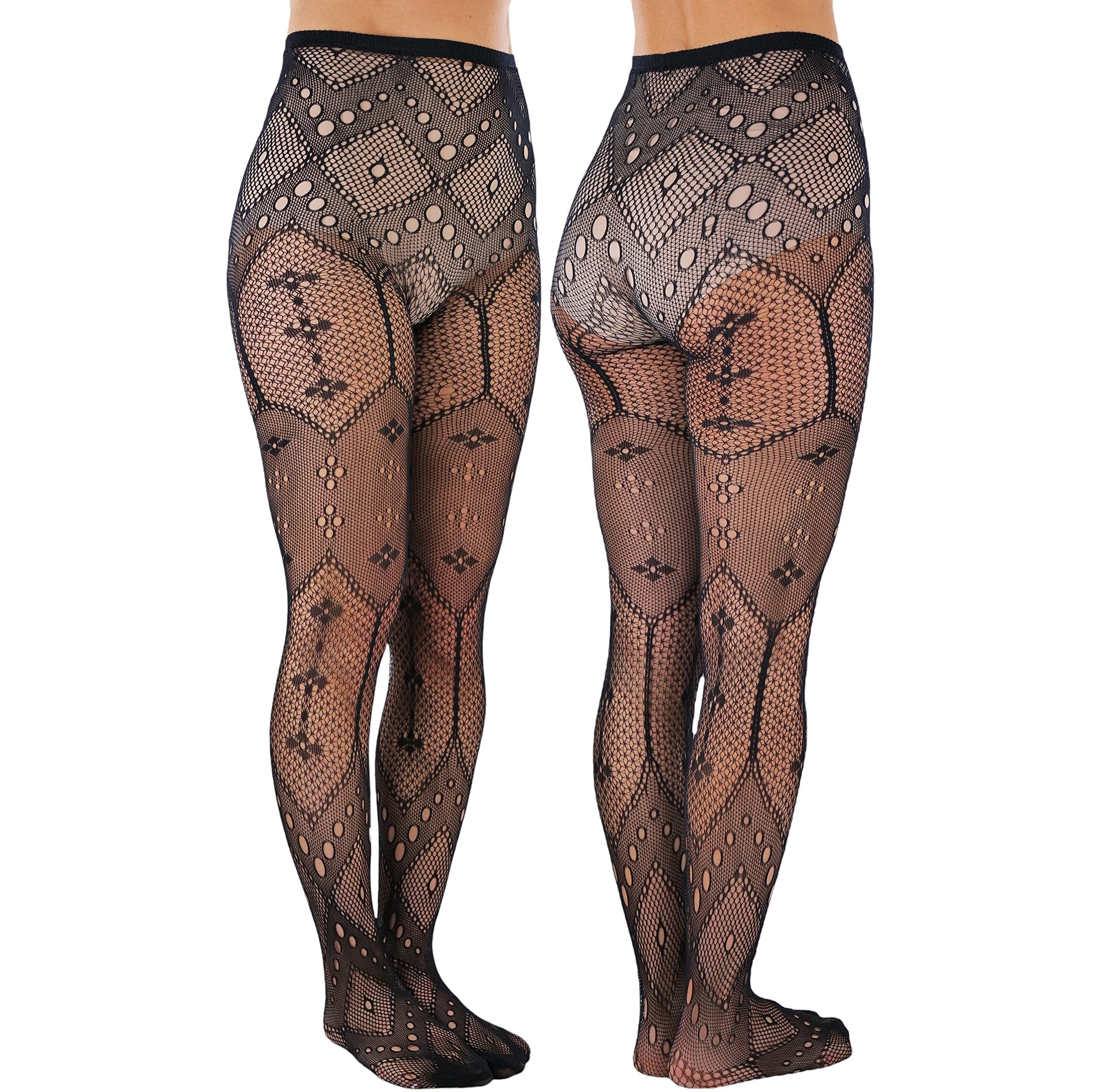 6-Pack: ToBeInStyle Women's Patterned Fishnet Pantyhose With Paypal Low Pice