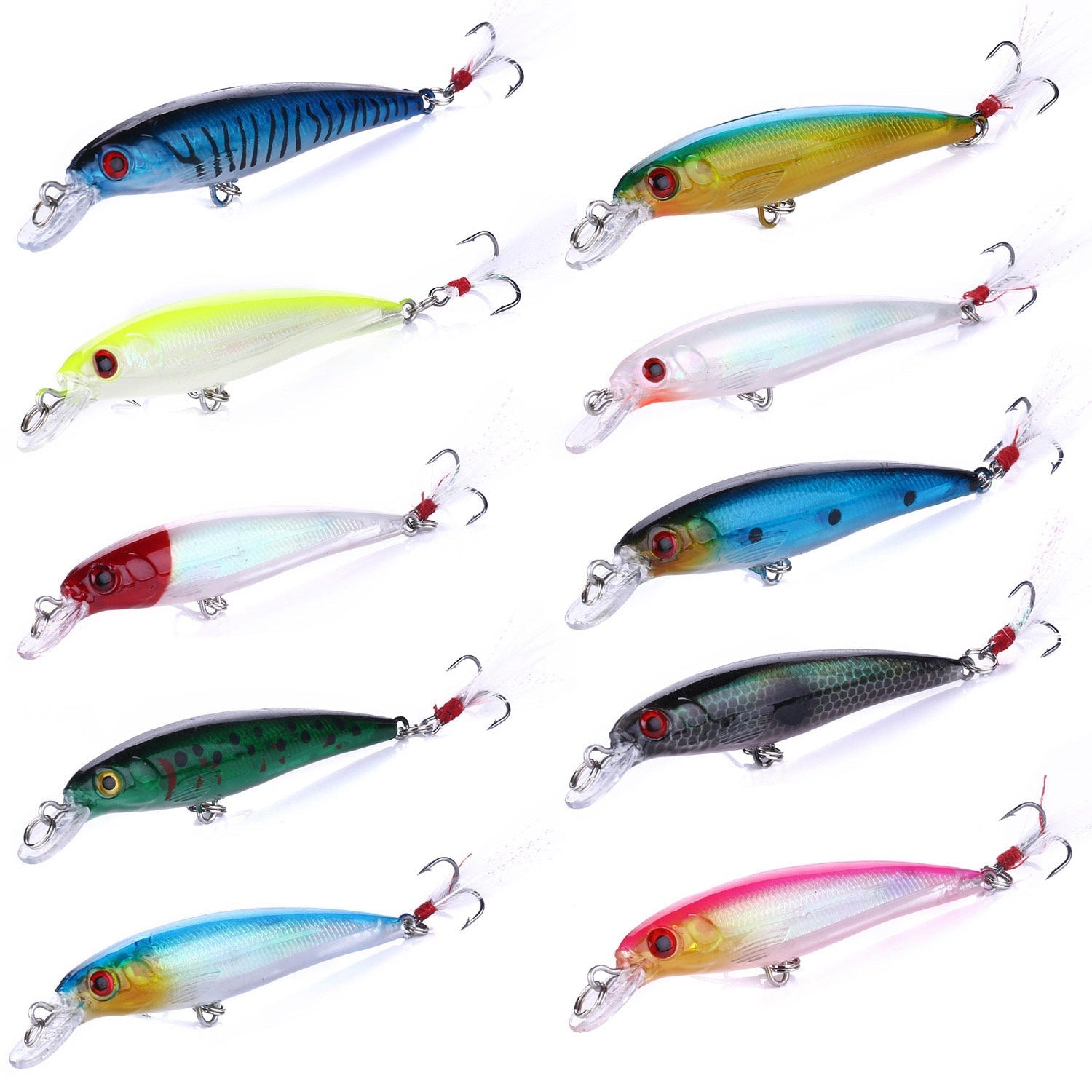 10-Piece: Fishing Lures Kit Outlet Locations