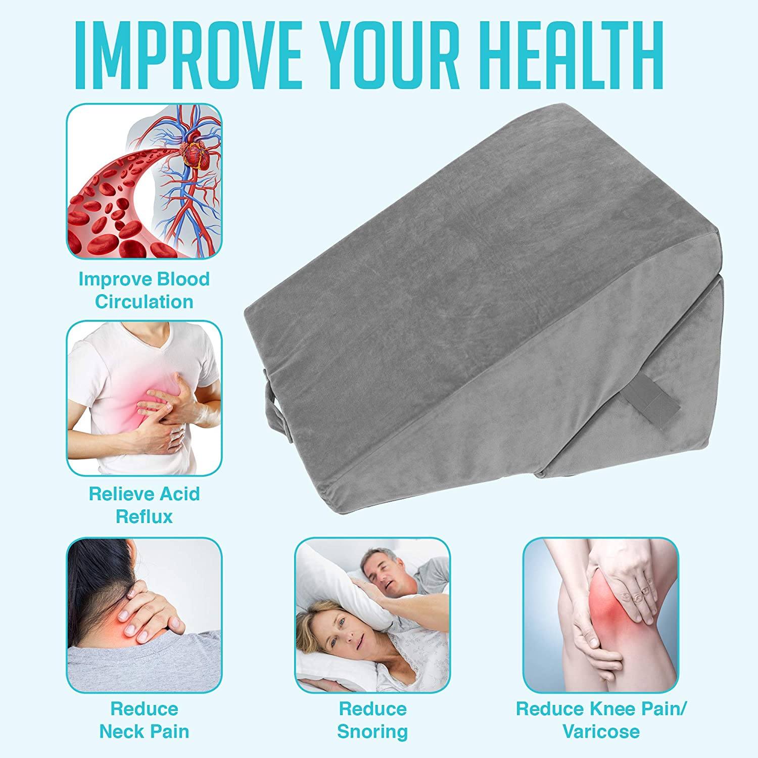 Adjustable Folding Memory Foam Incline Pillow Buy Sale Online