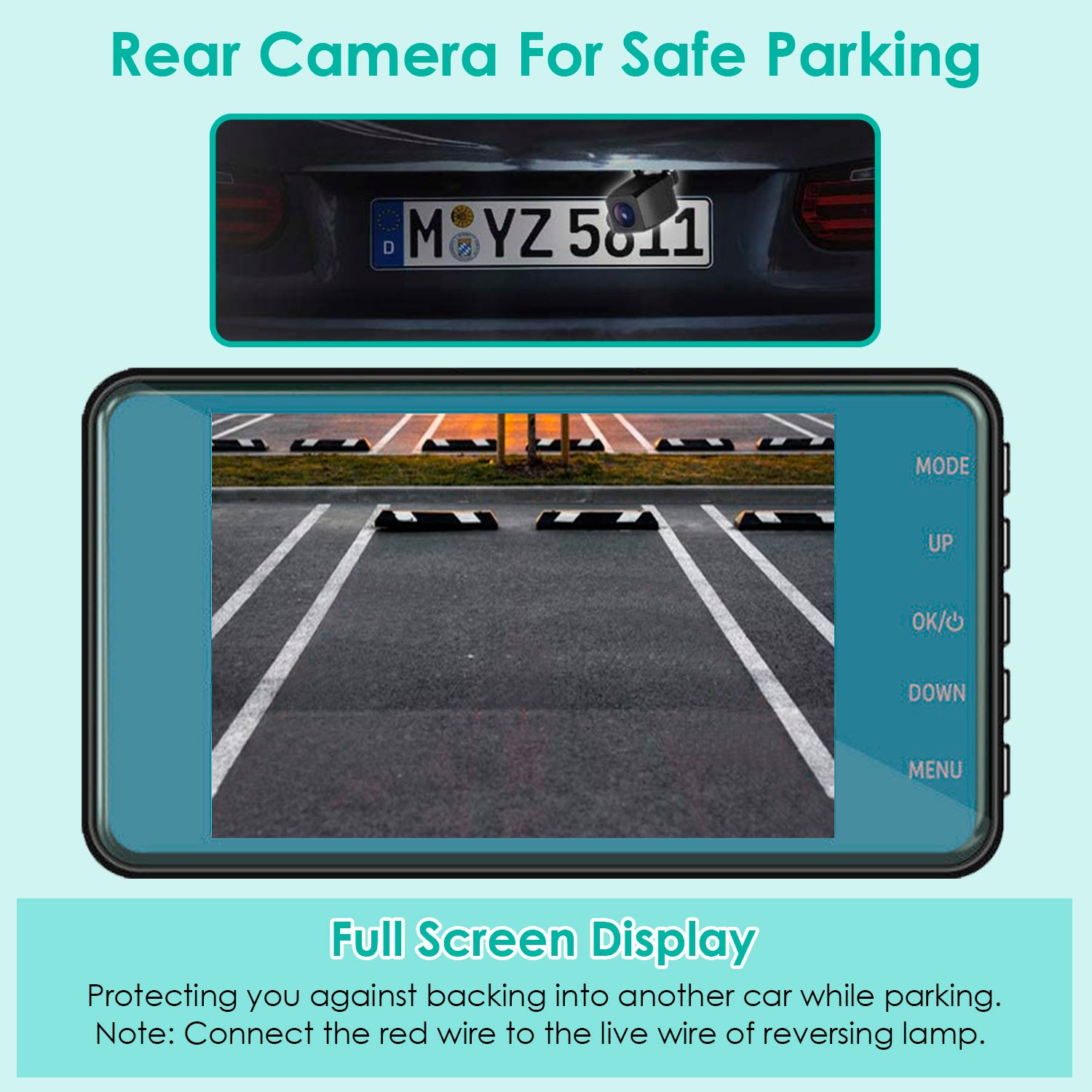 720P Dual Dash Car Camera Recorder with Motion Detection Light The Best Store To Get