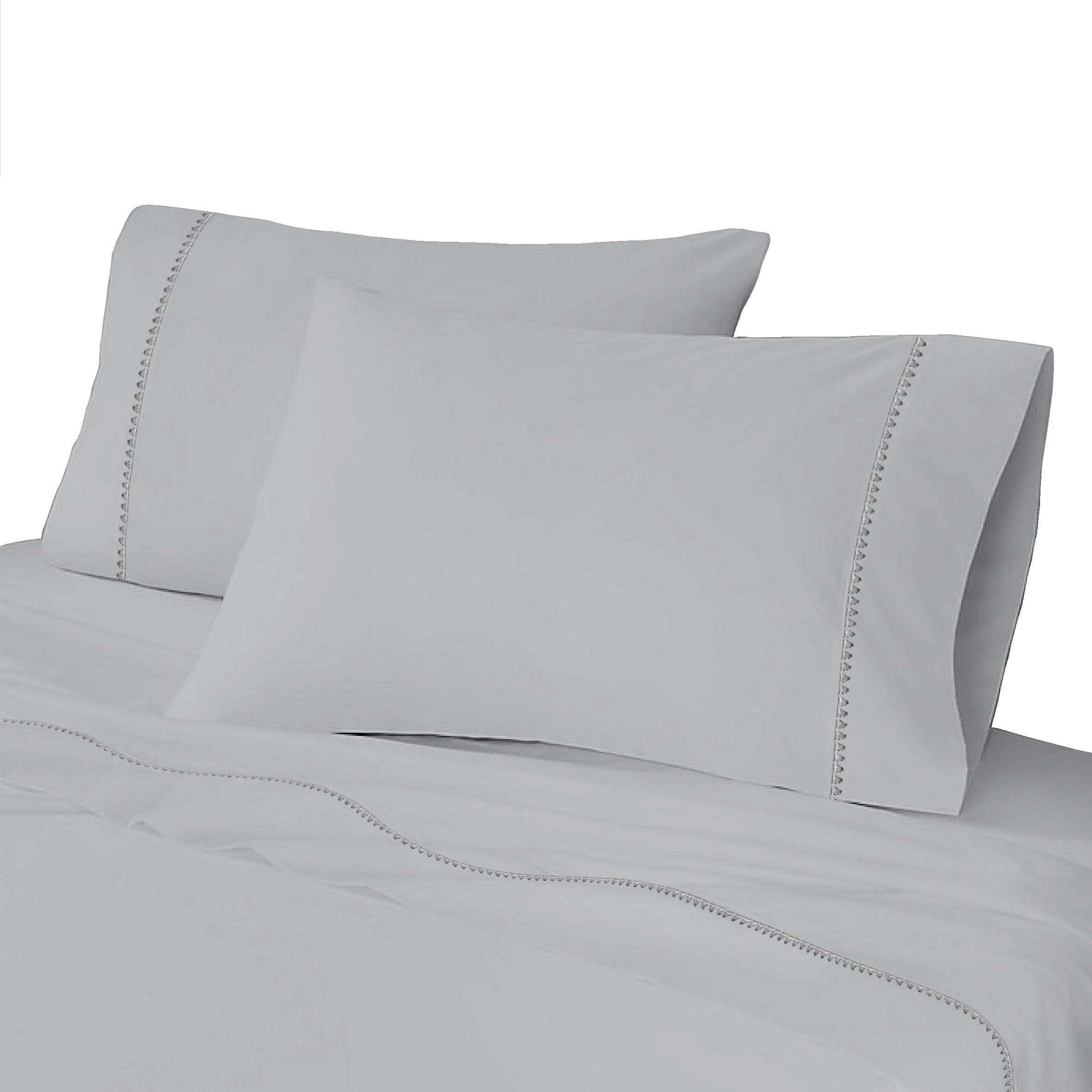 4-Piece: Brushed Cotton Percale Sheet Set Cheap Sale Footaction