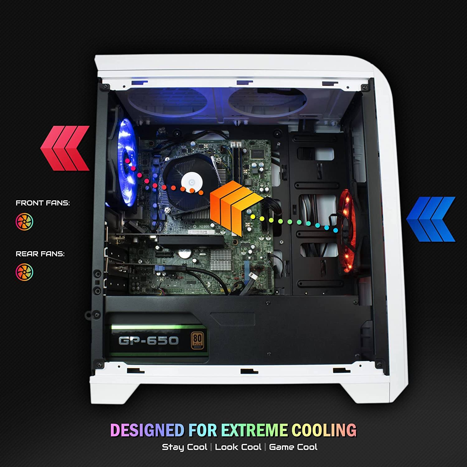 Periphio Vortex Gaming PC Desktop 16GB RAM 120GB SSD + 500GB 7200 RPM HDD (Refurbished) Free Shipping Sast