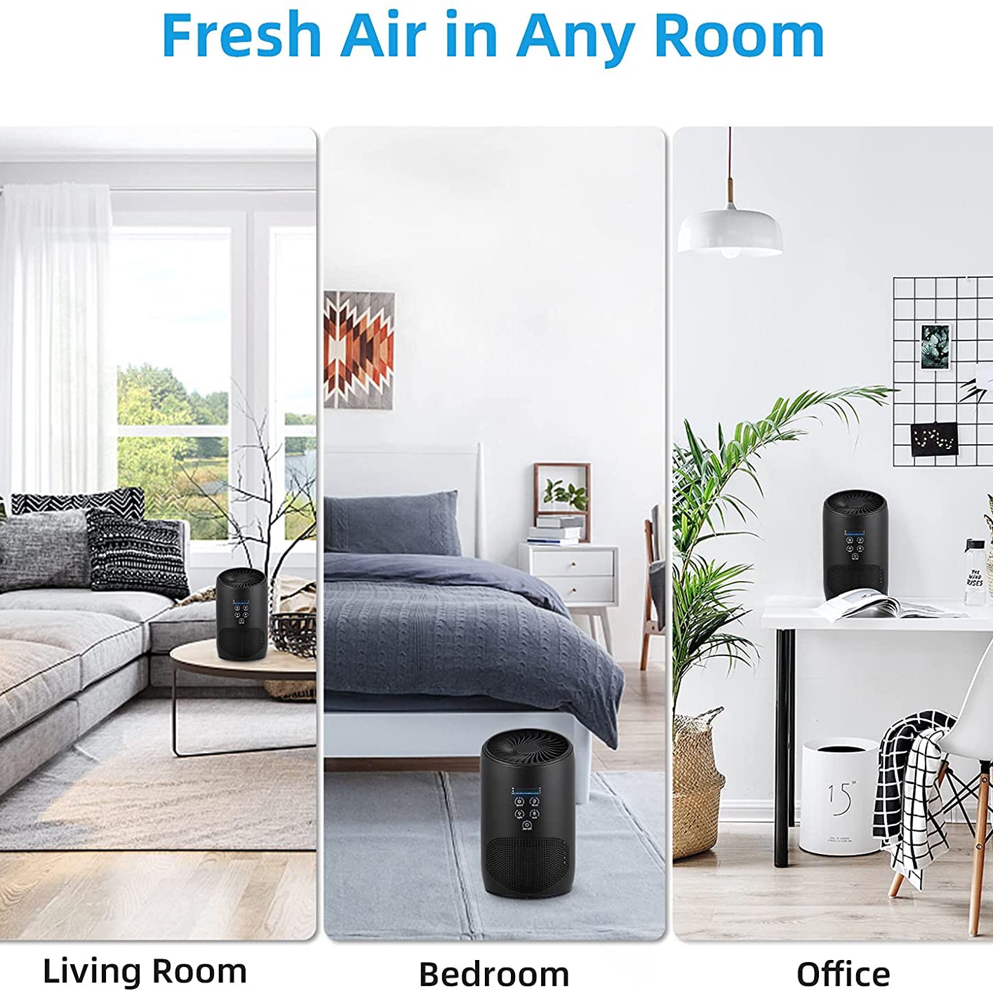 Ultra Quiet HEPA Air Purifier for Home Bedroom Clearance Manchester