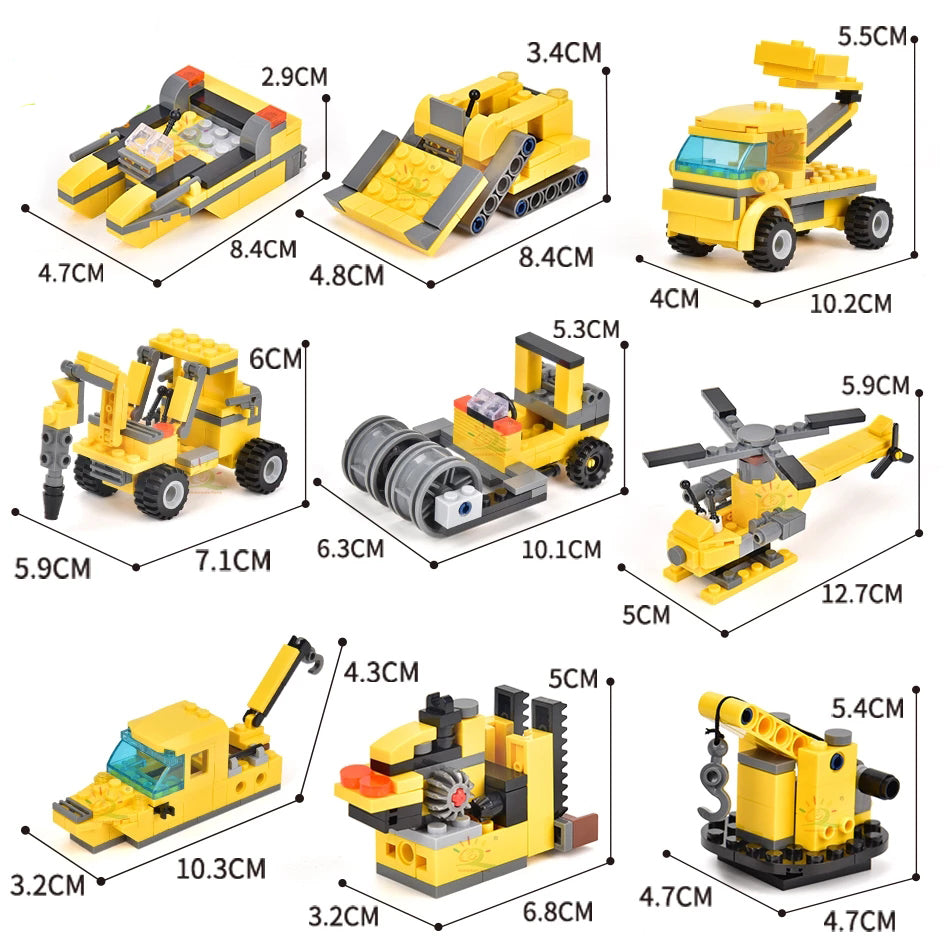 Construction Truck Building Blocks City Building Bricks Set Clearance How Much