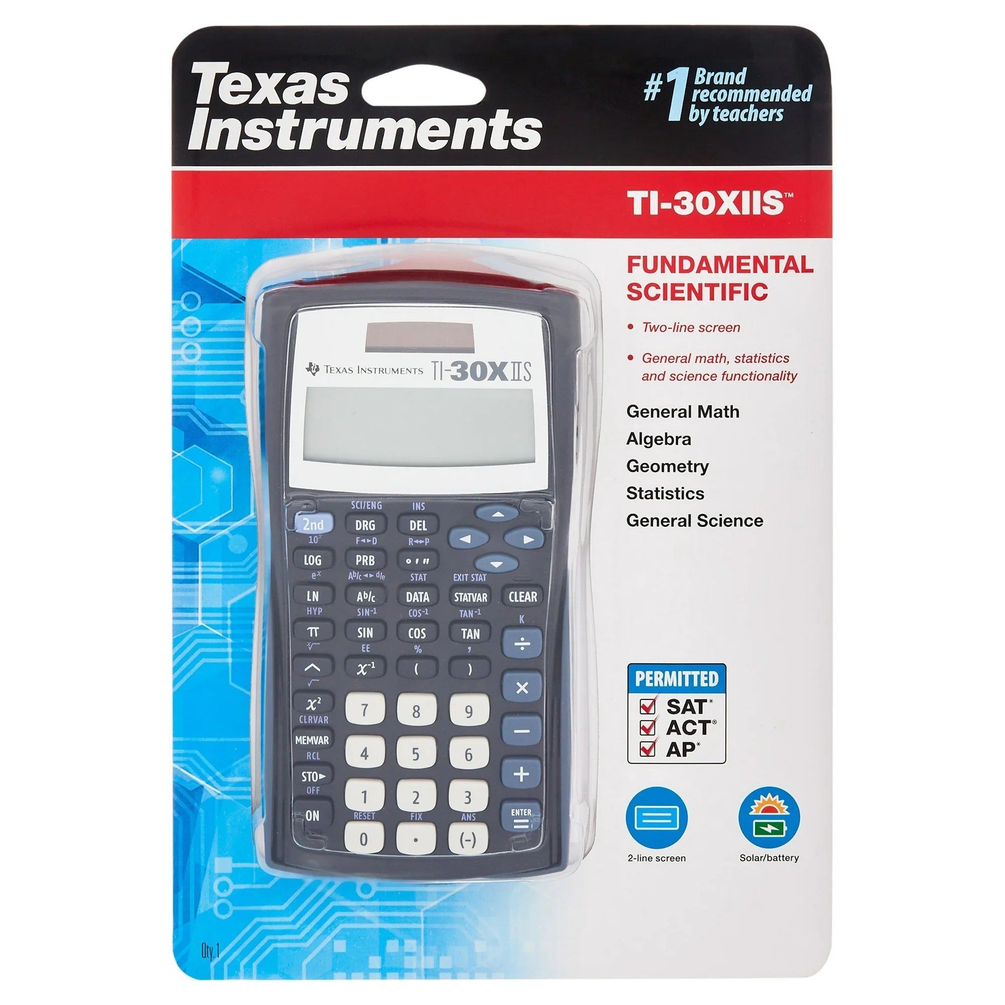 Texas Instruments TI-30XIIS 2 Line Scientific Calculator  (Refurbished) Popular Sale Online