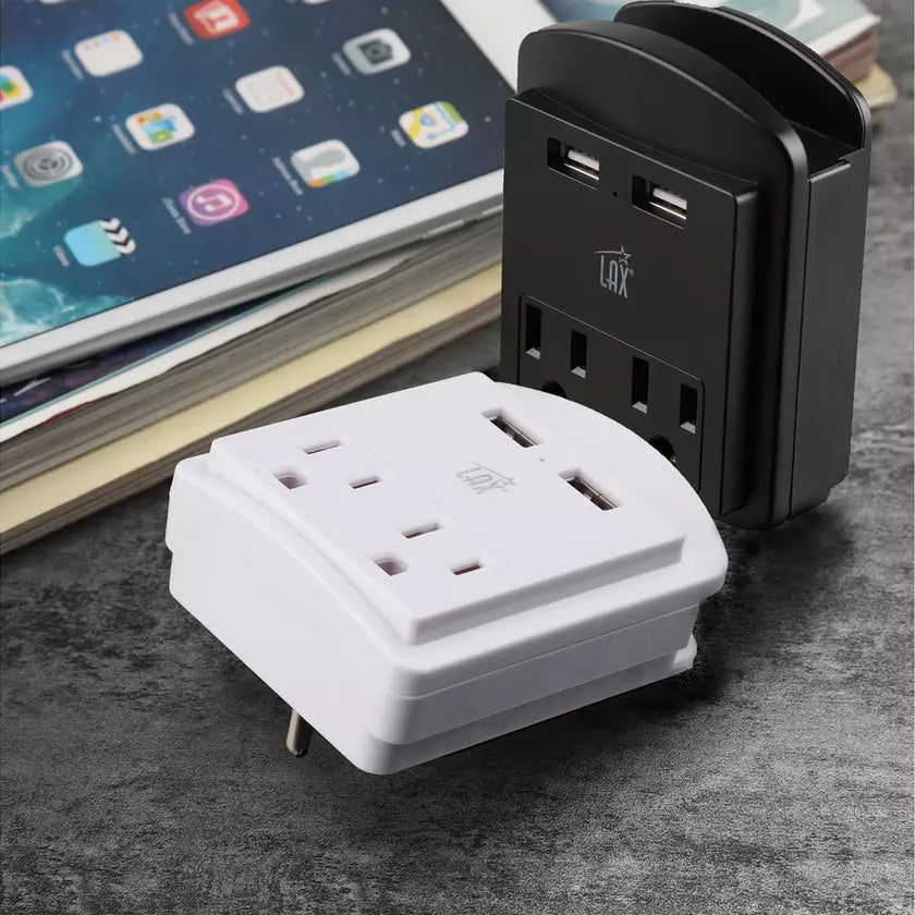 2-Pack: Surge Protector 2 Wall Outlets and 2 USB Ports Websites For Sale