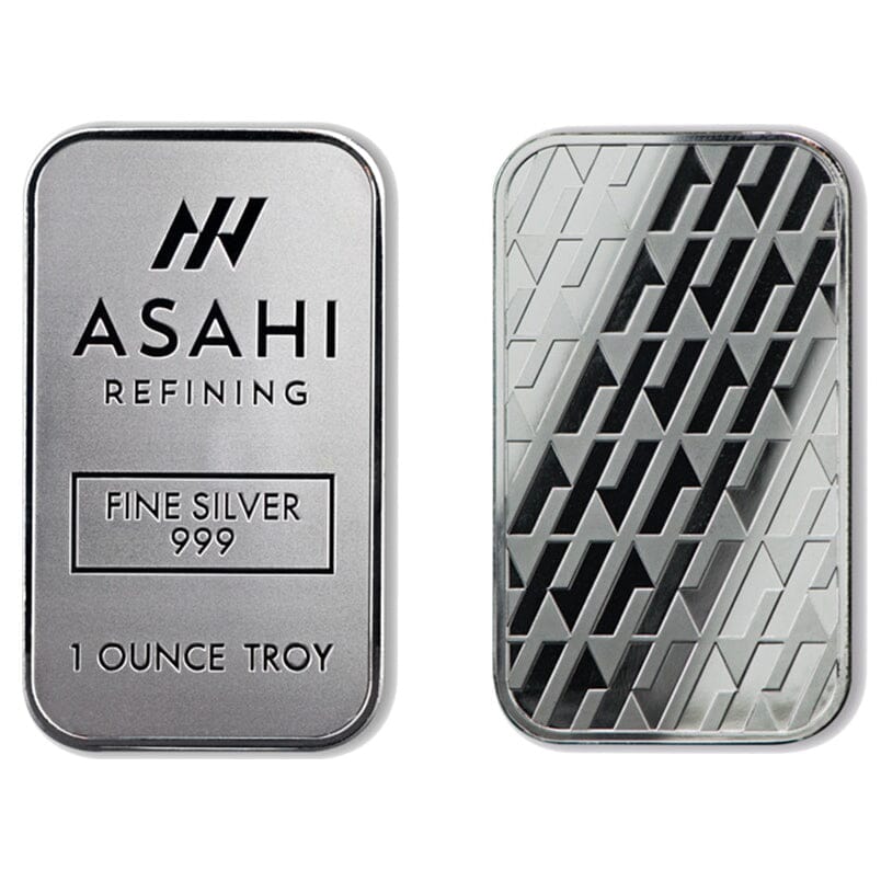 1 oz Silver Bar - Asahi .999 Fine Silver Authentic