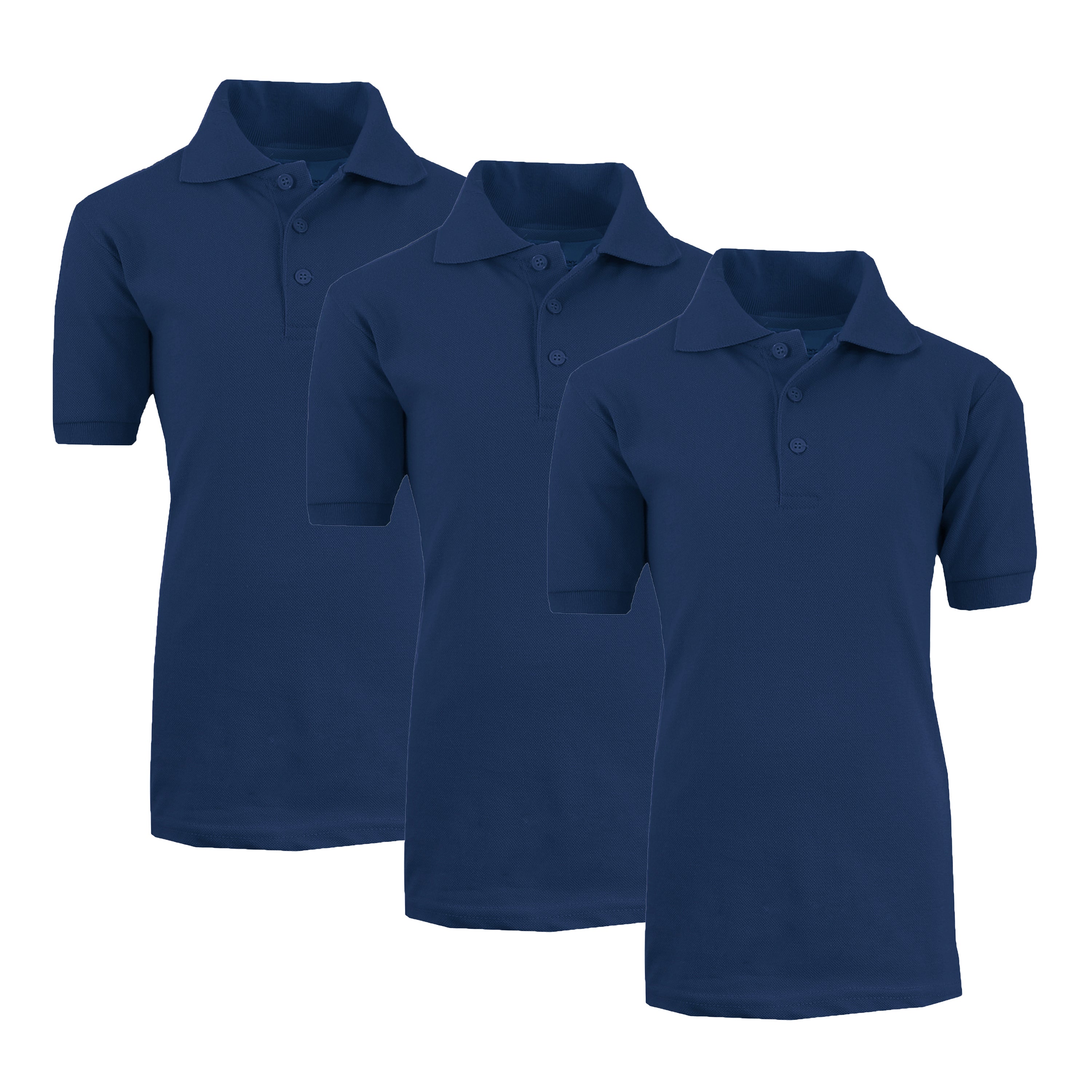 3-Pack: Boys School Uniform Polo Good Selling Sale Online