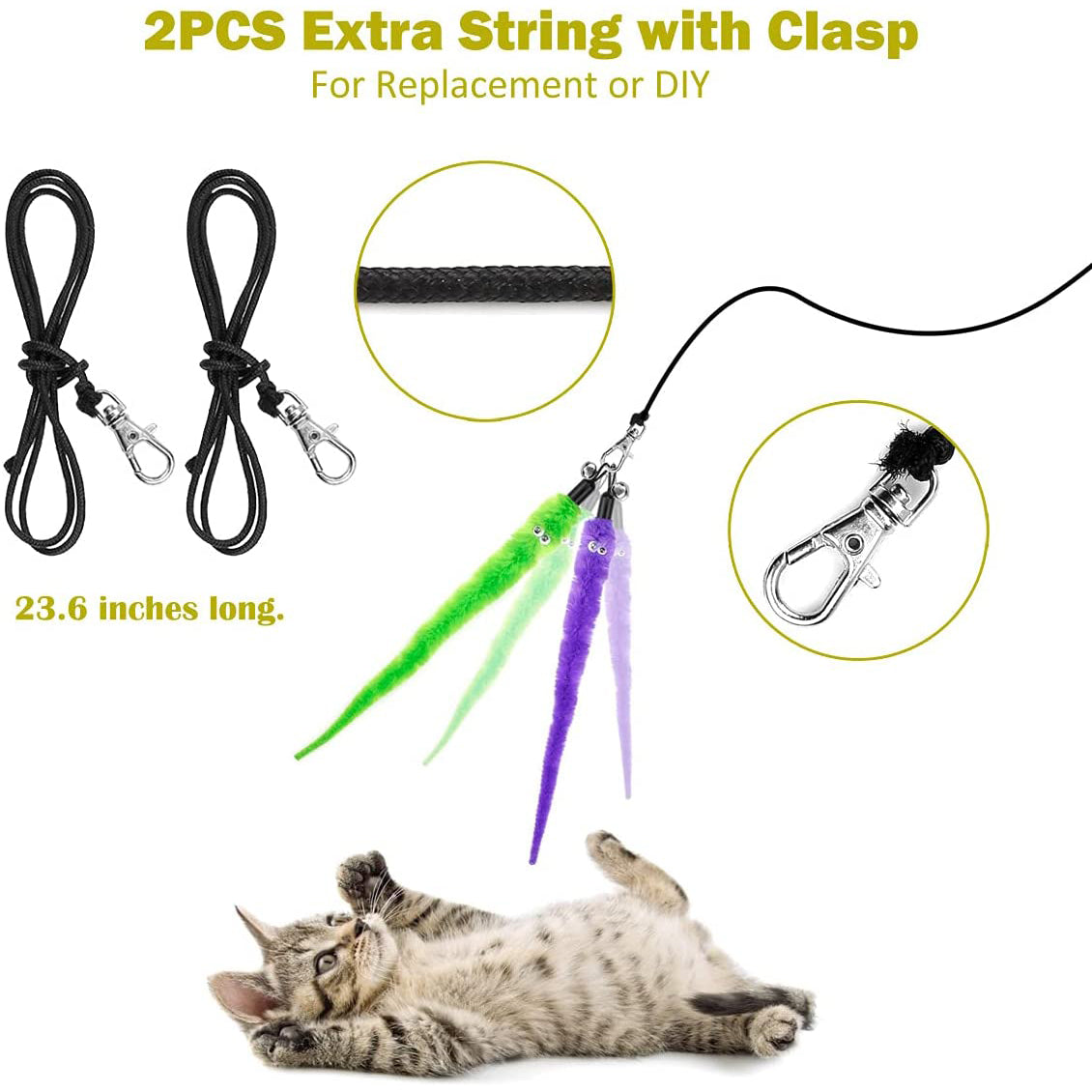 11-Pack: Interactive Cat Toy Wand Reliable Sale Online