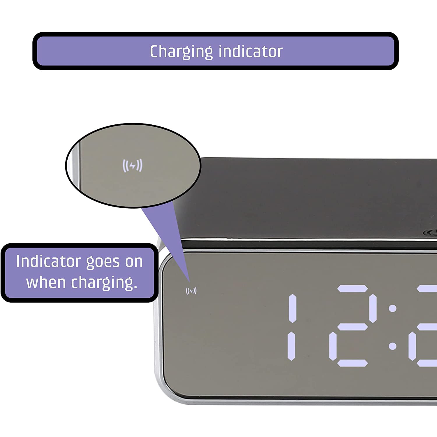 Wireless Charging Digital Alarm Clock Cheapest Pice Cheap Pice