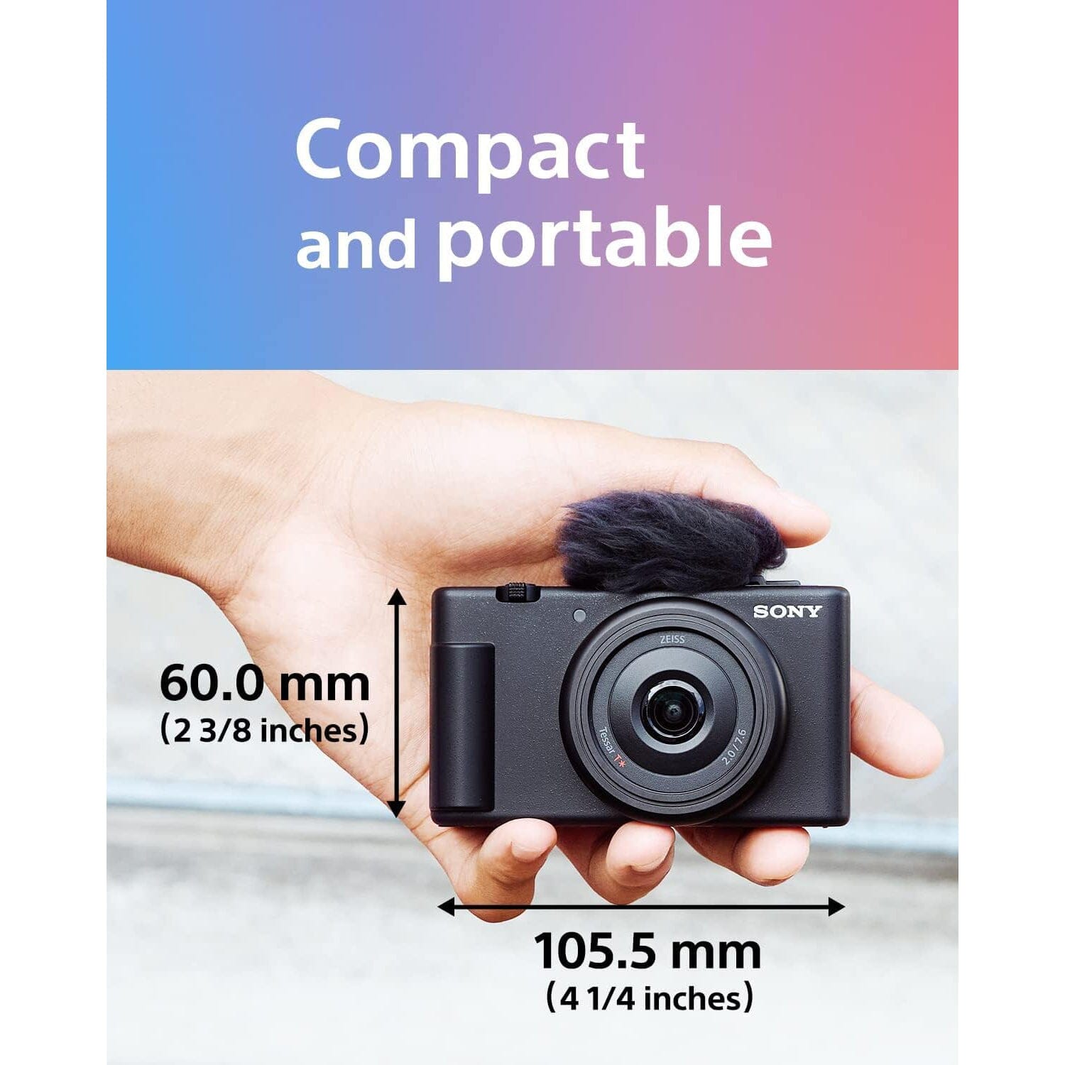 Sony ZV-1F Vlog Camera for Content Creators and Vloggers Black  (Refurbished) Cheap Sale Pay With Visa