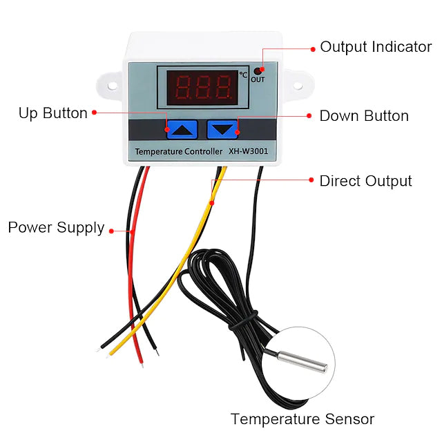 XH-W3001 Digital LED Temperature Controller Cheap Fake