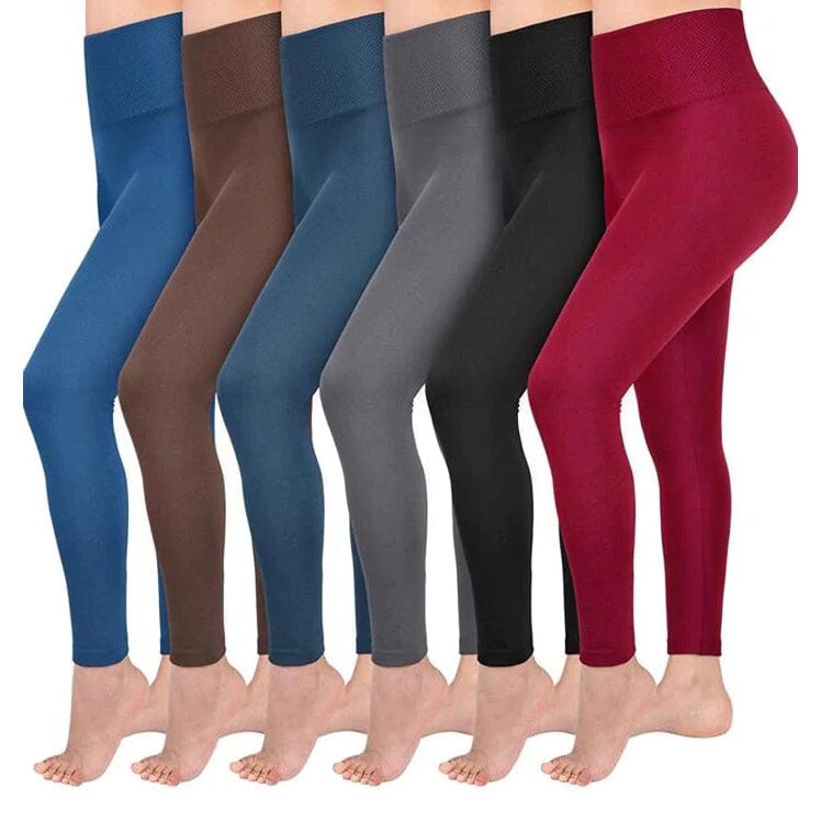 6-Pack: Hot Women’s Fleece Lined Leggings High Waist Soft Stretchy Warm Leggings Websites For Sale