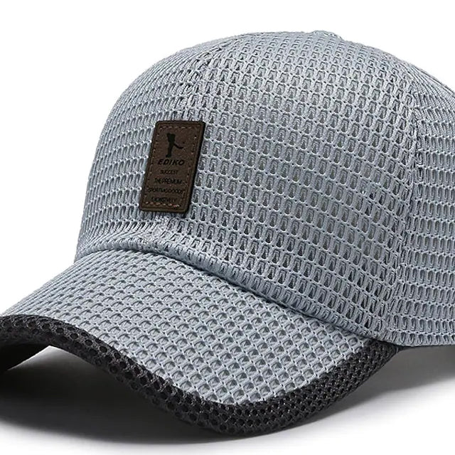 Men's Simple Baseball Cap Dailywear Outdoor Mesh Sale Geniue Stockist