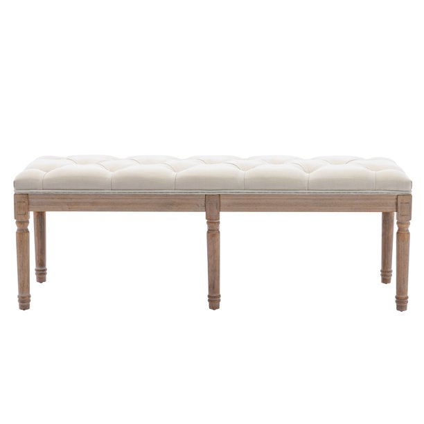 End of Bed Bench Upholstered Entryway Bench French Benchwith Rubberwood Legs Sale Nicekicks